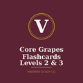 Core Grape Flashcards for WSET Level 2 & 3 | 29 Grape Profiles + Confusion Pairs | Printable PDF + CSV