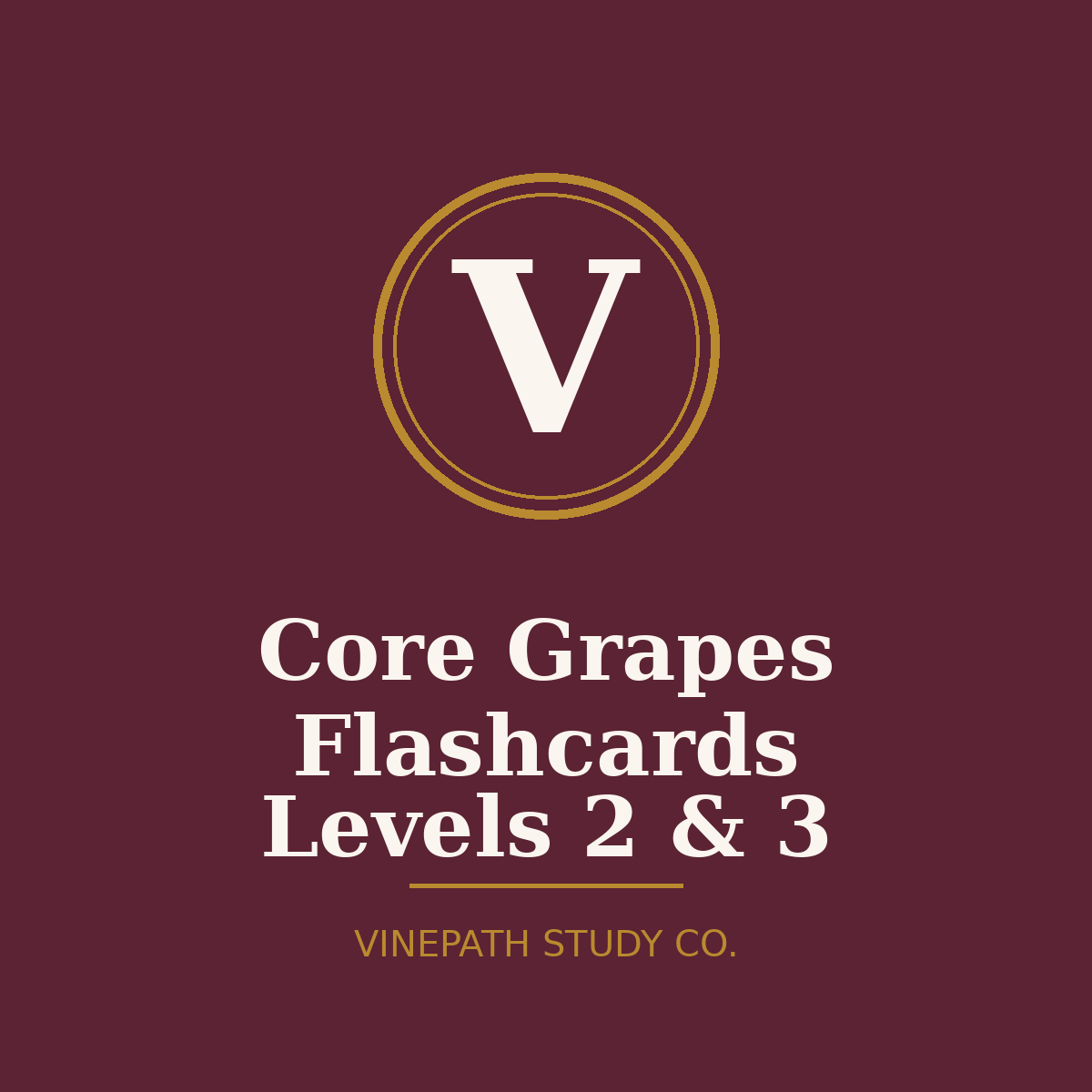 Core Grape Flashcards for WSET Level 2 & 3 | 29 Grape Profiles + Confusion Pairs | Printable PDF + CSV