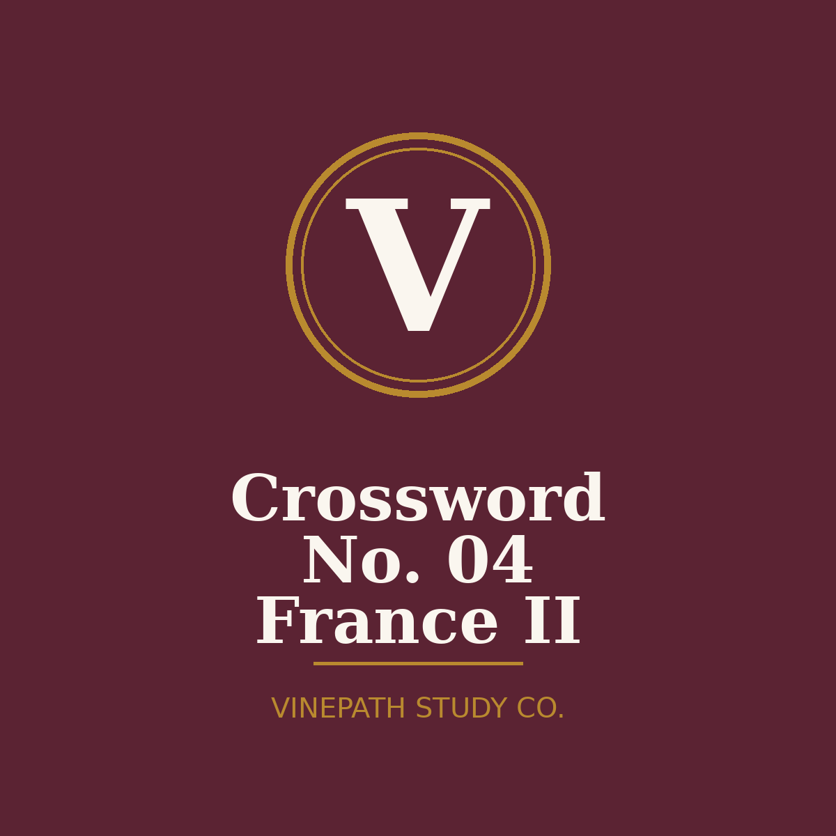 WSET Crossword No. 04 — France II — Loire, Rhône, Alsace & Beyond | 19 Clues | Printable PDF + Answer Key